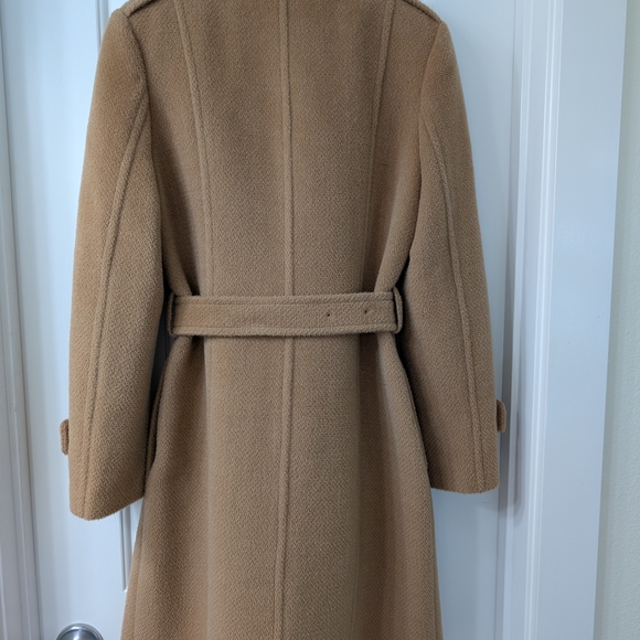 Jones New York Tan Wool Trench Coat - Picture 2 of 15